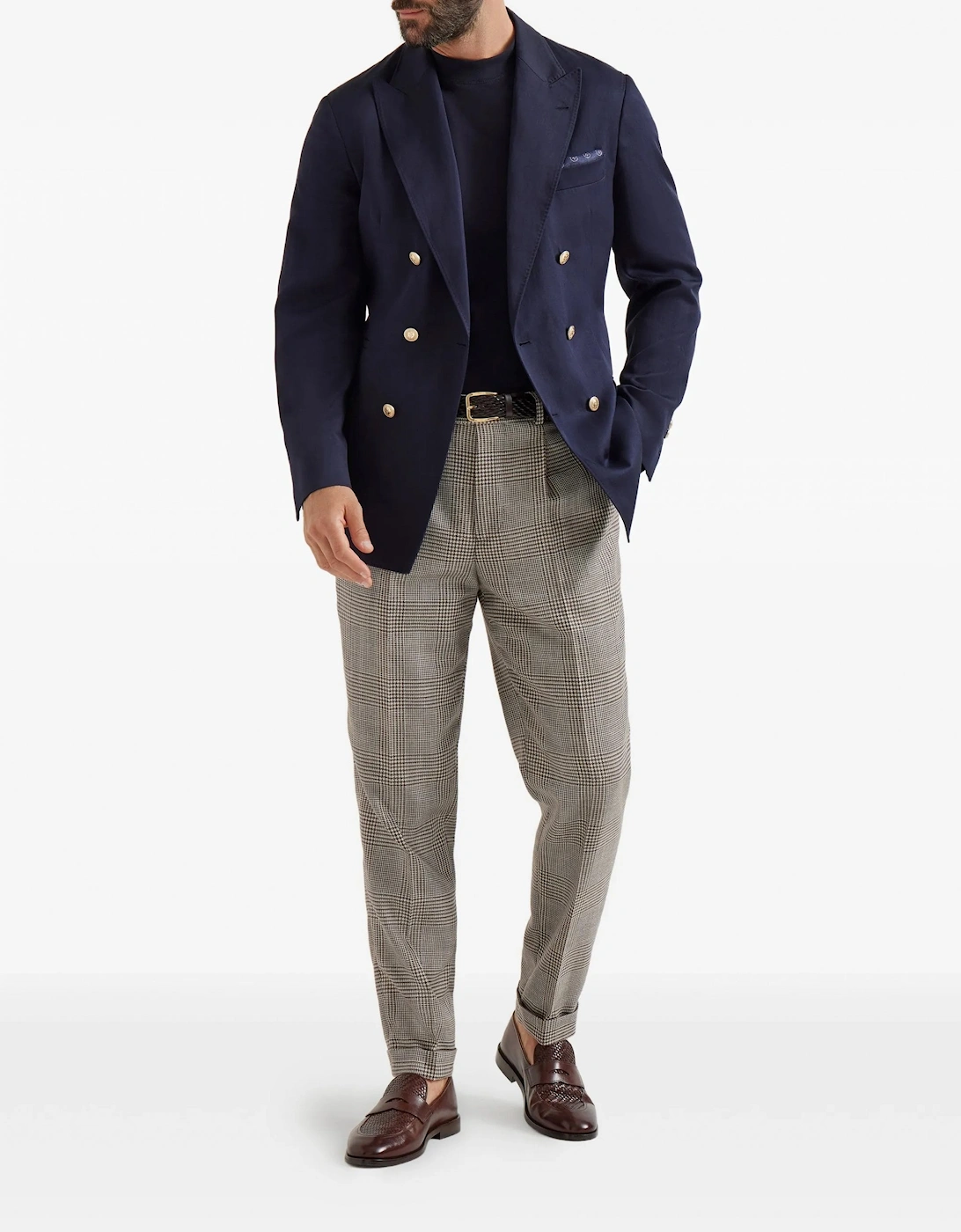 Double Breasted Jacket Navy