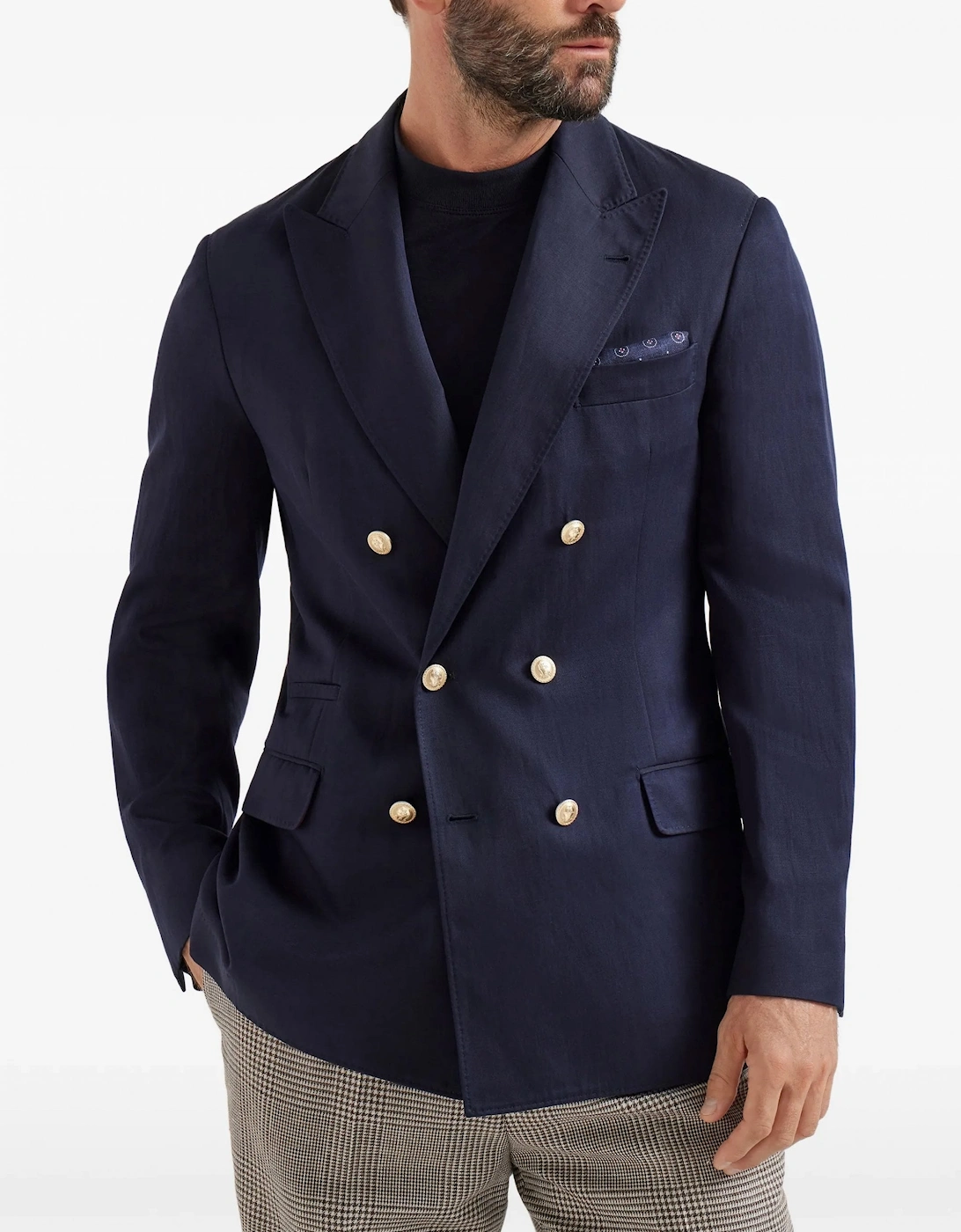 Double Breasted Jacket Navy