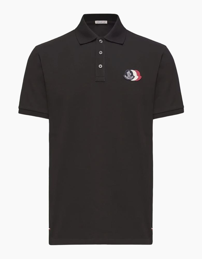 Triple Logo Polo Black