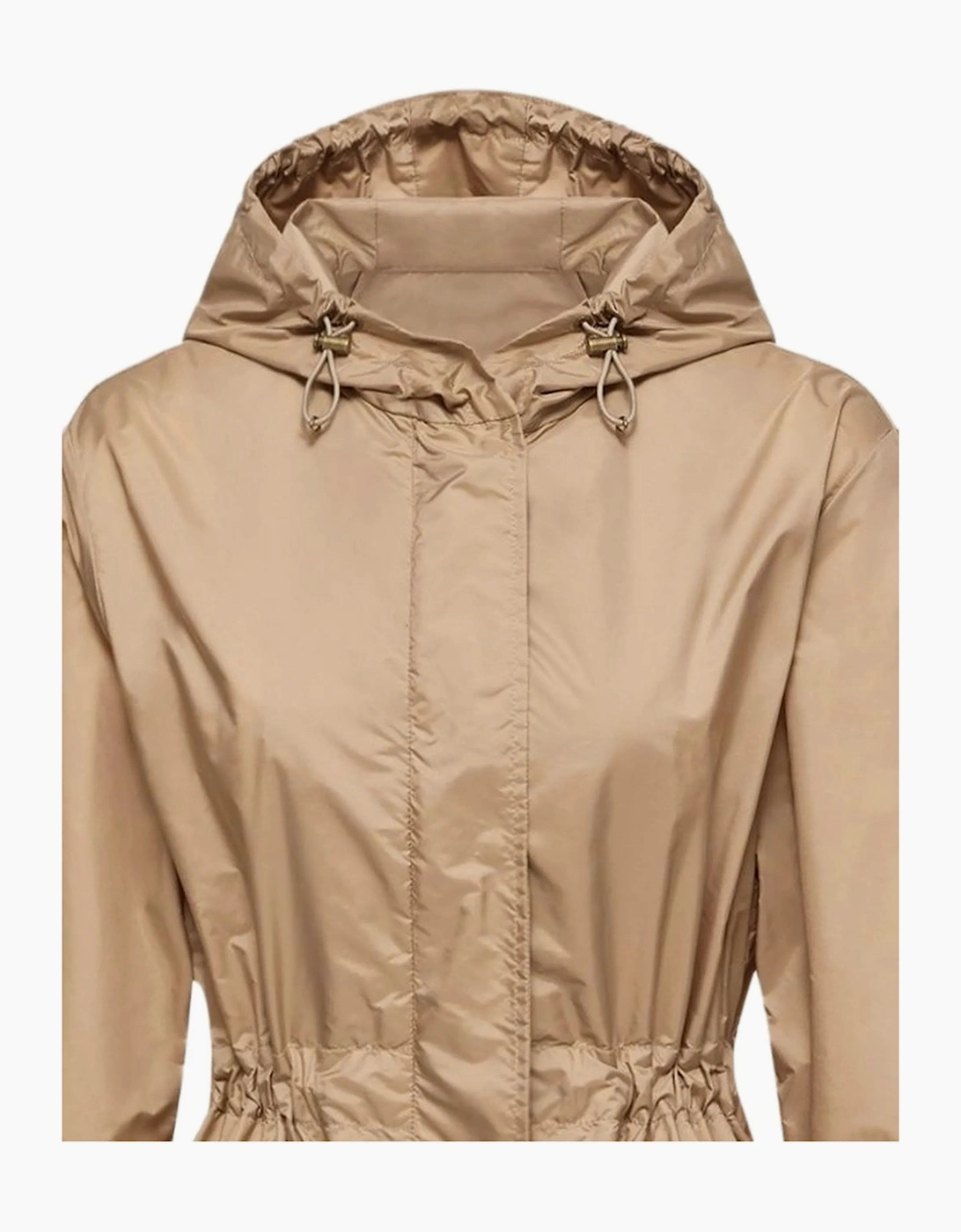 Womens Hiengos Long Parka Beige