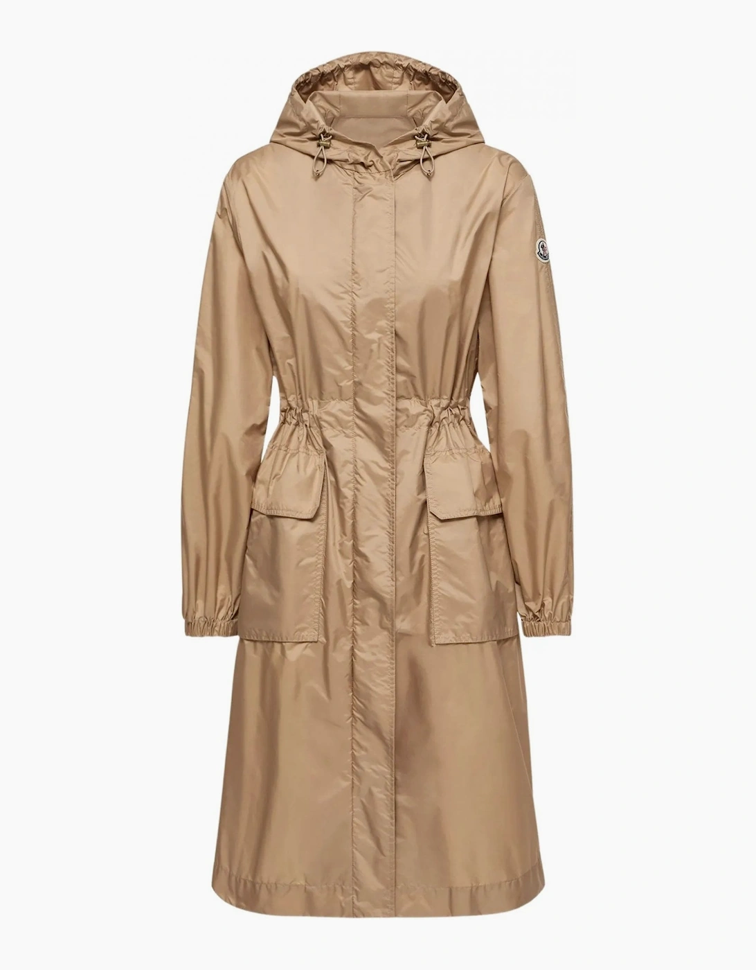 Womens Hiengos Long Parka Beige