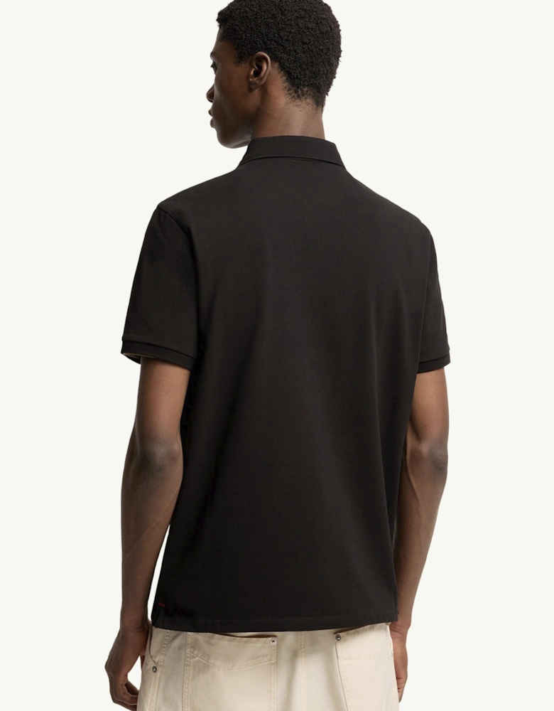 Triple Logo Polo Black