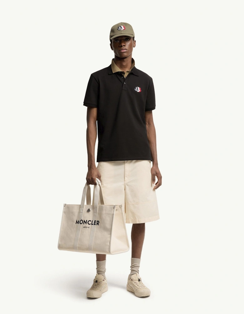 Triple Logo Polo Black