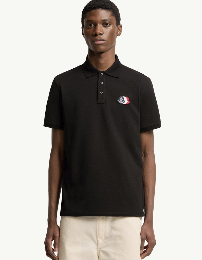 Triple Logo Polo Black
