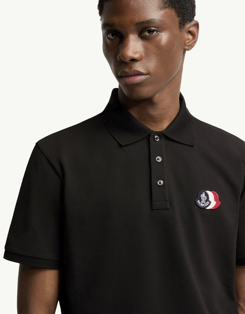 Triple Logo Polo Black