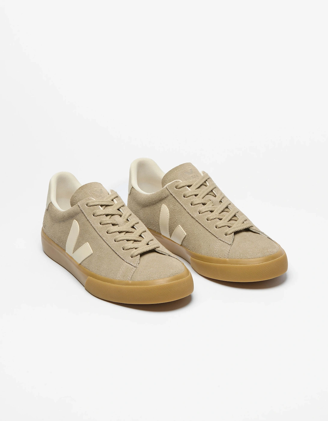 Veja Women's Tan Campo Suede Trainers - Taupe Pierre Natural  7