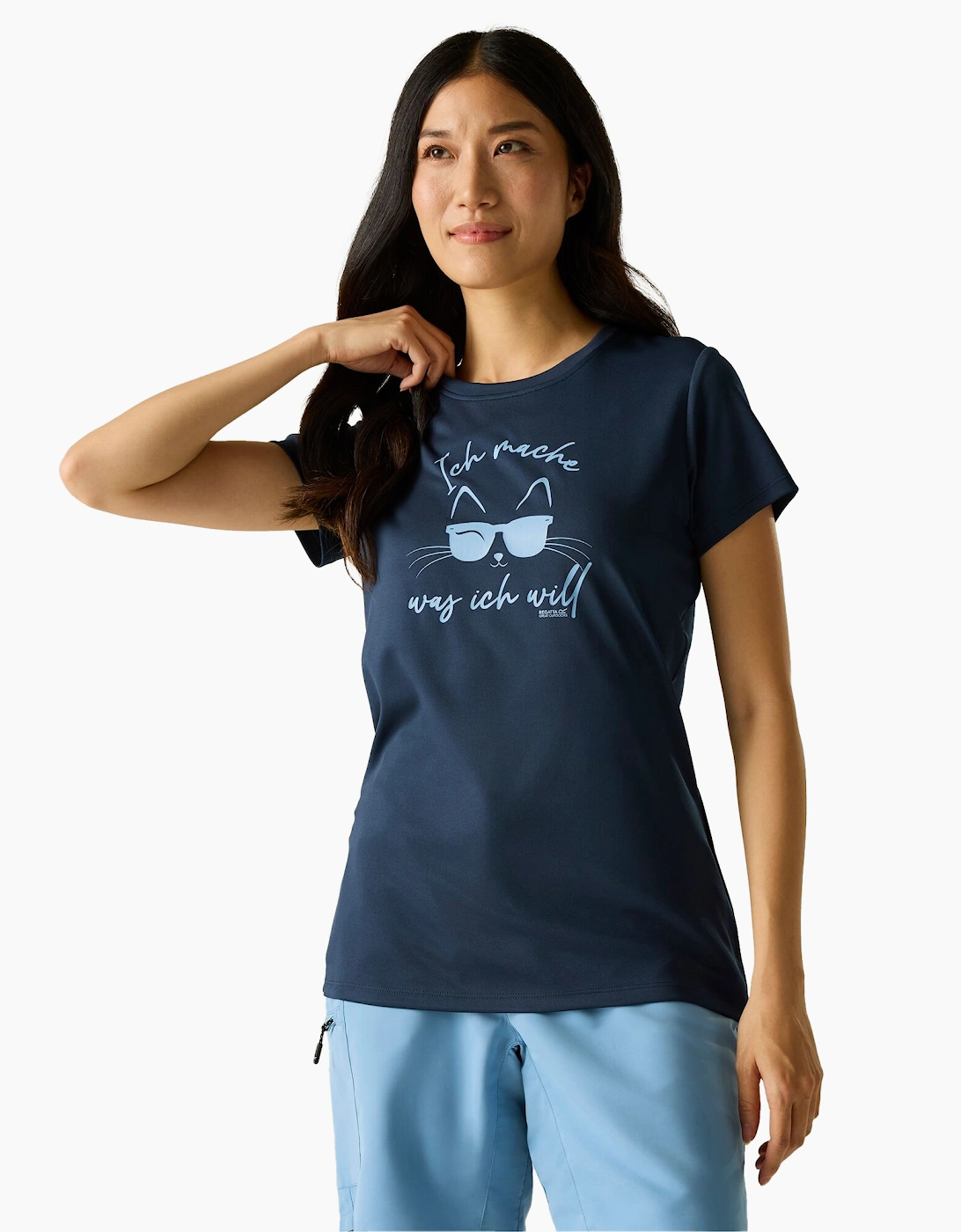 Regatta Womens/Ladies Fingal Slogan Cat T-Shirt