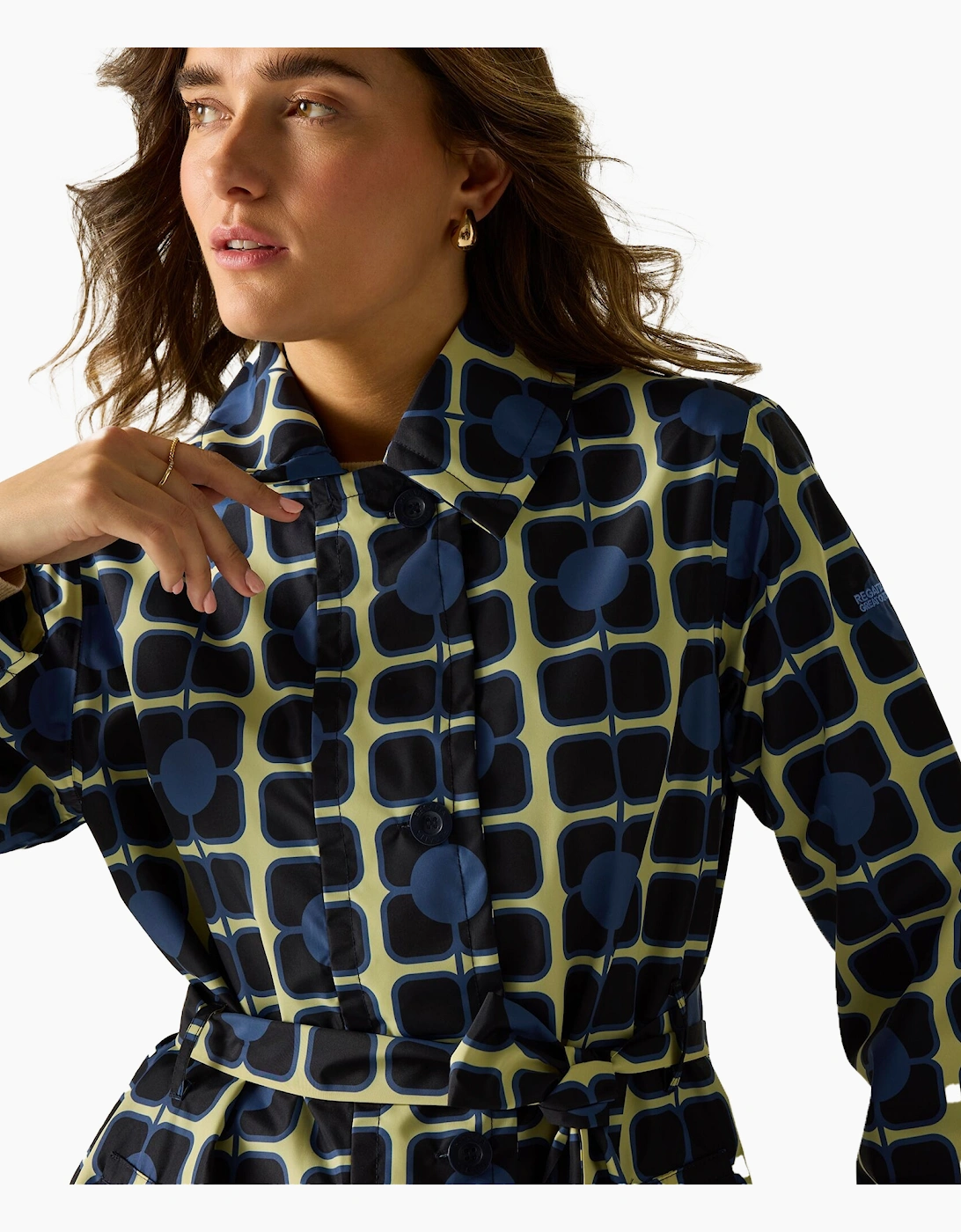Regatta Womens/Ladies Orla Kiely Waterproof Trench Coat