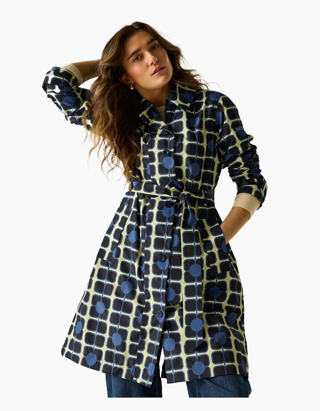 Regatta Womens/Ladies Orla Kiely Waterproof Trench Coat