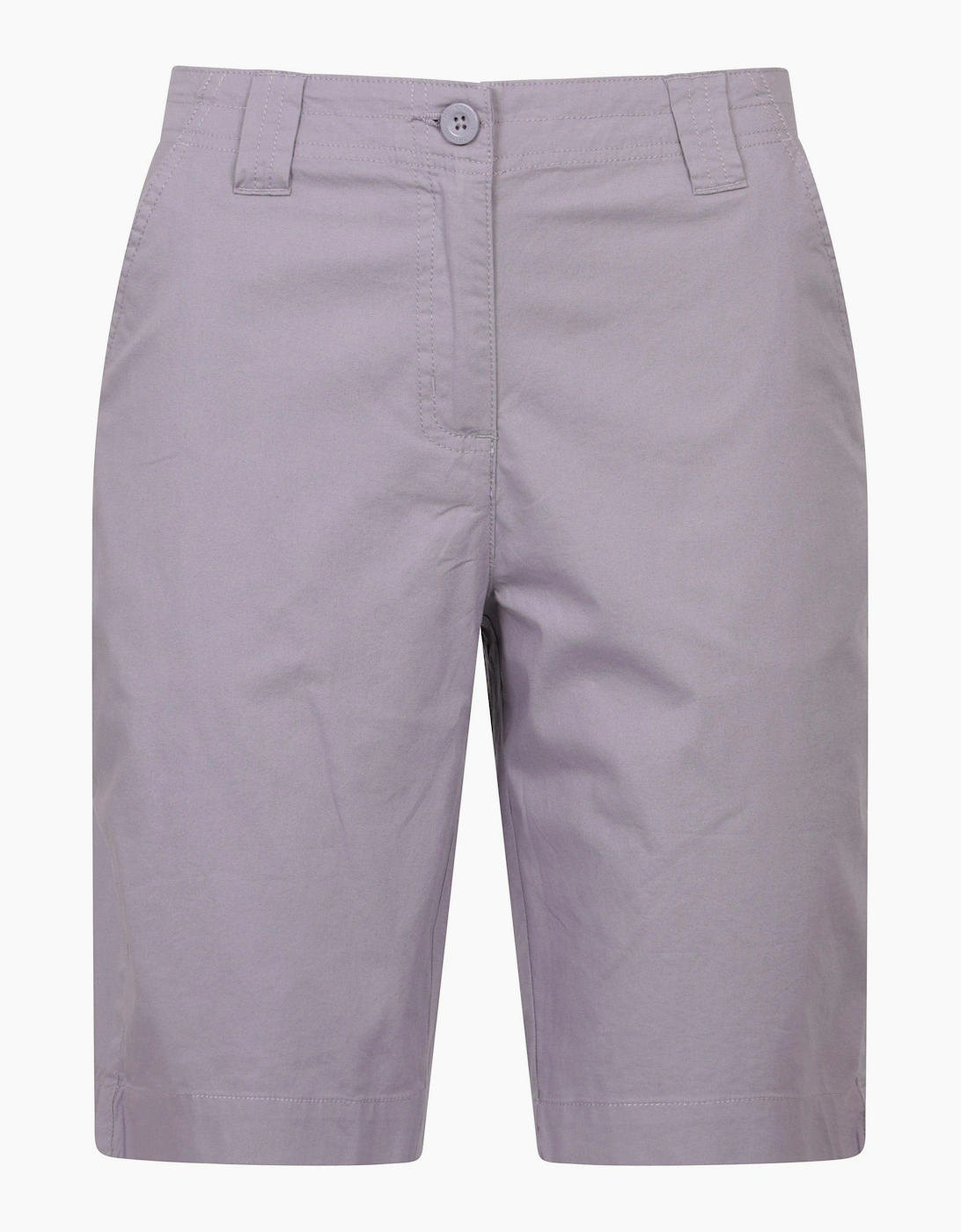 Mountain Warehouse Women's Grey / Coast Stretch Shorts - Size: 14 Uk