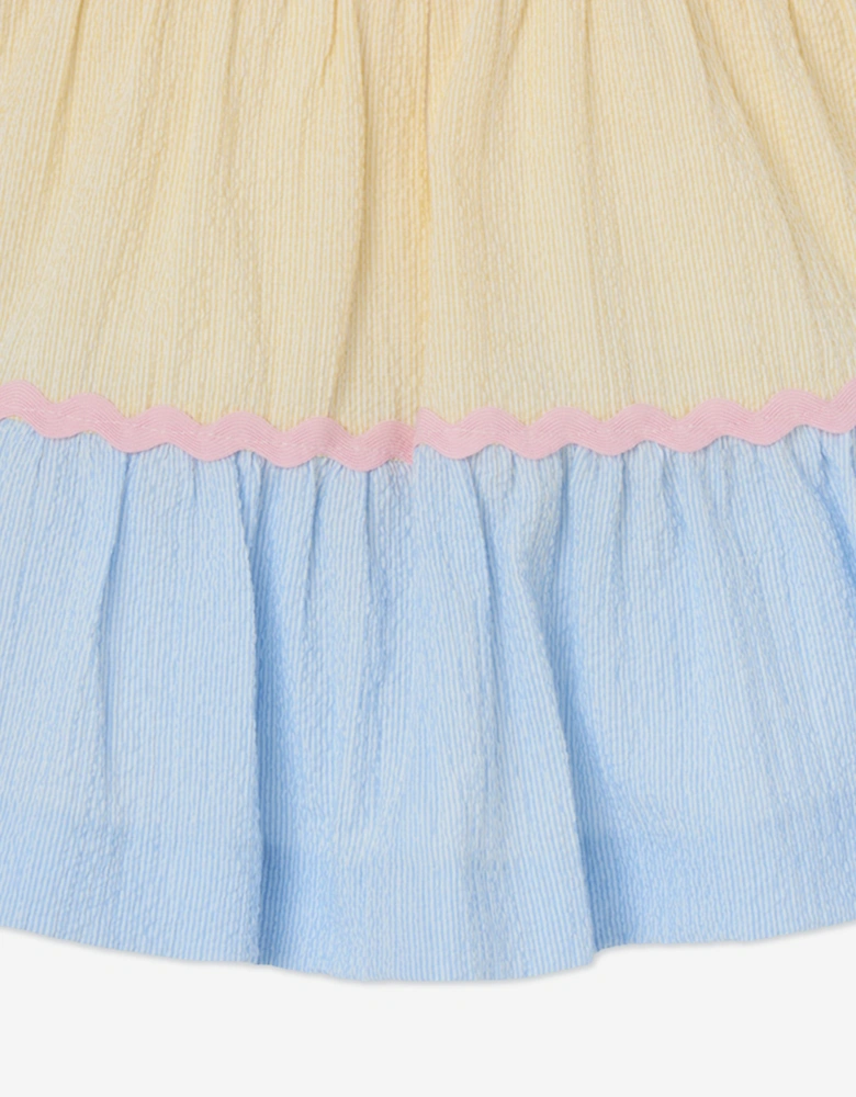 Paz Rodriguez Girls Cotton Sleeveless Dress in Pink