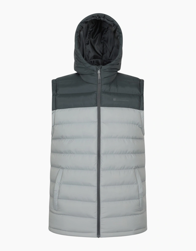 Mountain Warehouse Mens Seasons Hooded Padded Gilet