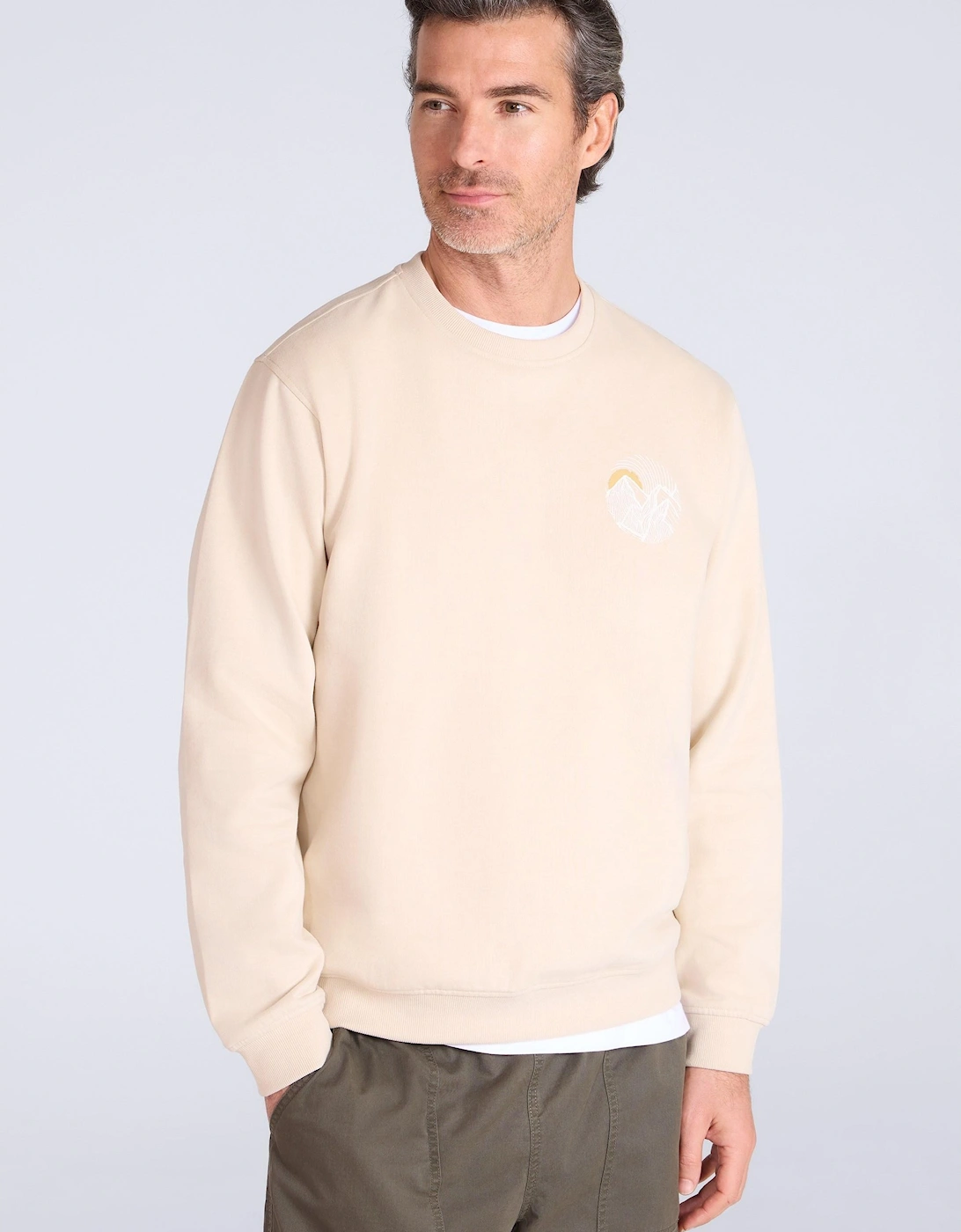 Mountain Warehouse Mens Mountain Crew Neck Sweatshirt, 5 of 4