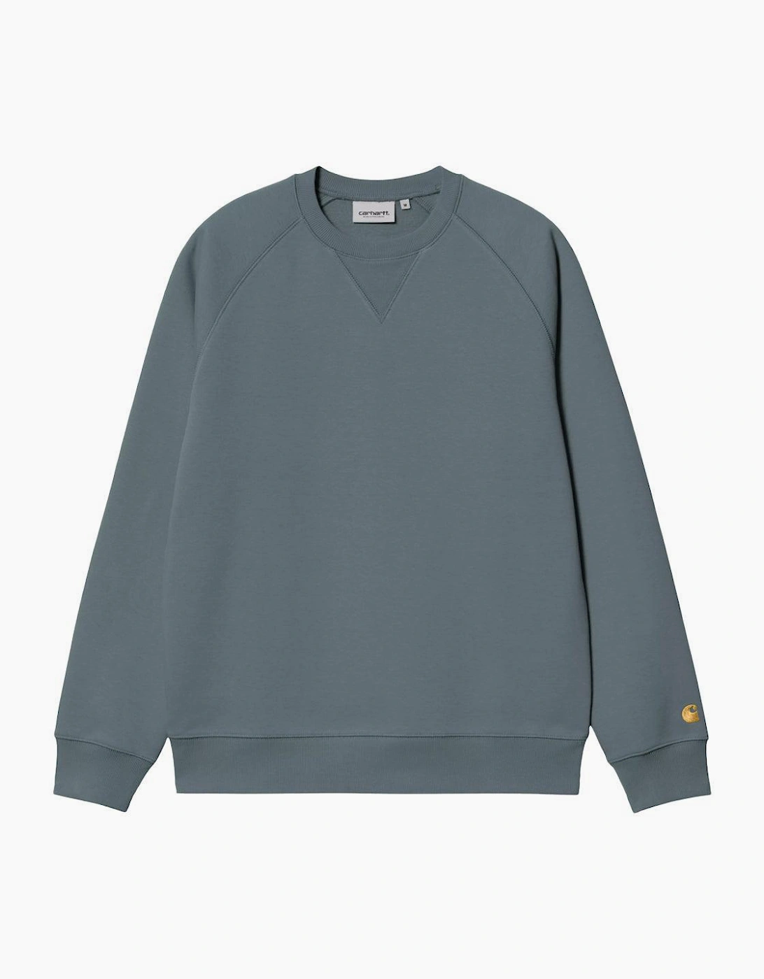 Carhartt WIP Chase Sweatshirt Cozy Blue/Gold
