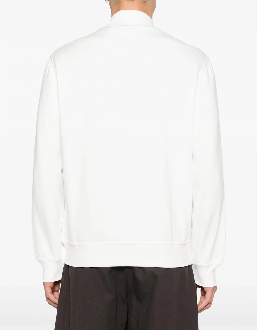 Zip Cardigan White