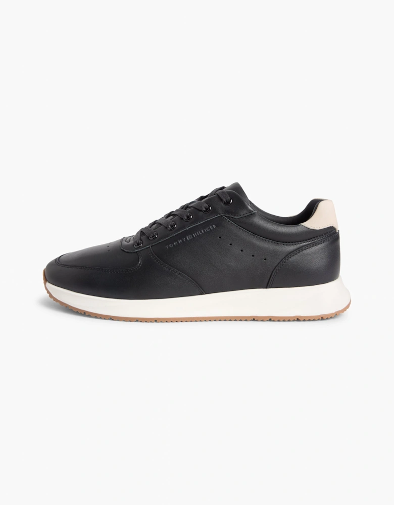 Tommy Hilfiger Newport Leather Mens Trainers - Black