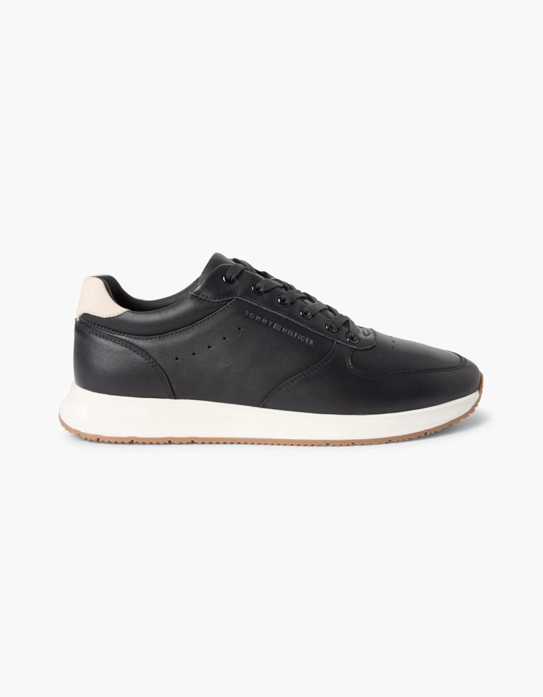 Tommy Hilfiger Newport Leather Mens Trainers - Black
