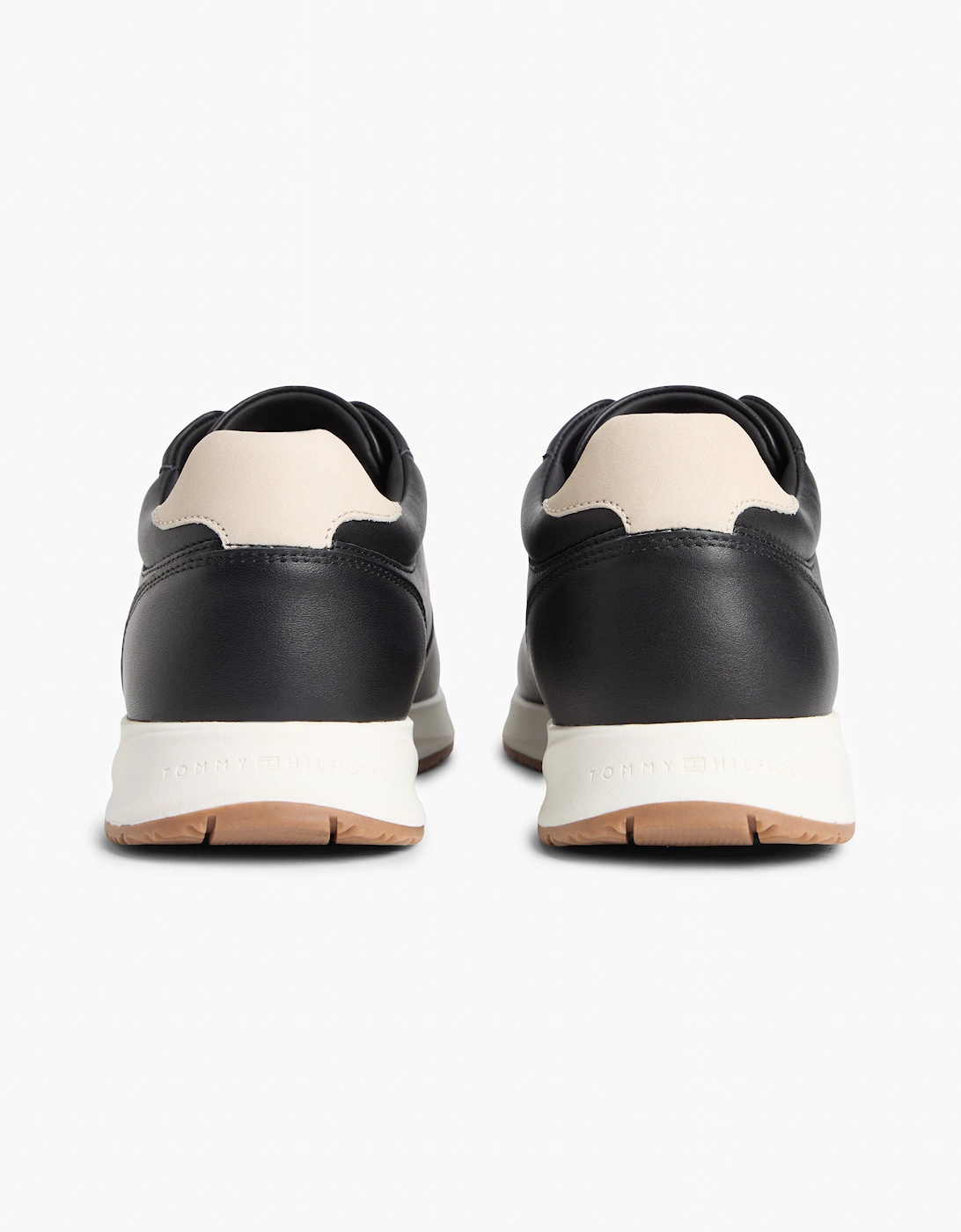 Tommy Hilfiger Newport Leather Mens Trainers - Black