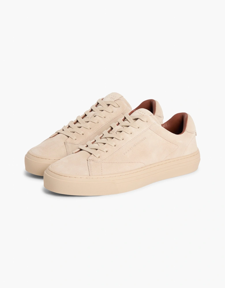 Tommy Hilfiger Park Premium Suede Mens Trainers - Sandalwood