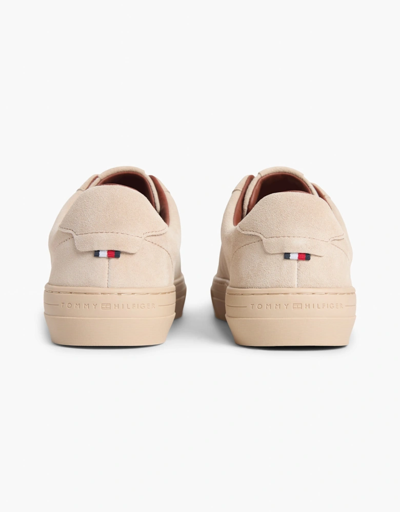 Tommy Hilfiger Park Premium Suede Mens Trainers - Sandalwood