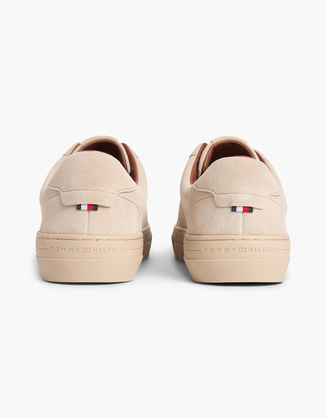 Tommy Hilfiger Park Premium Suede Mens Trainers - Sandalwood