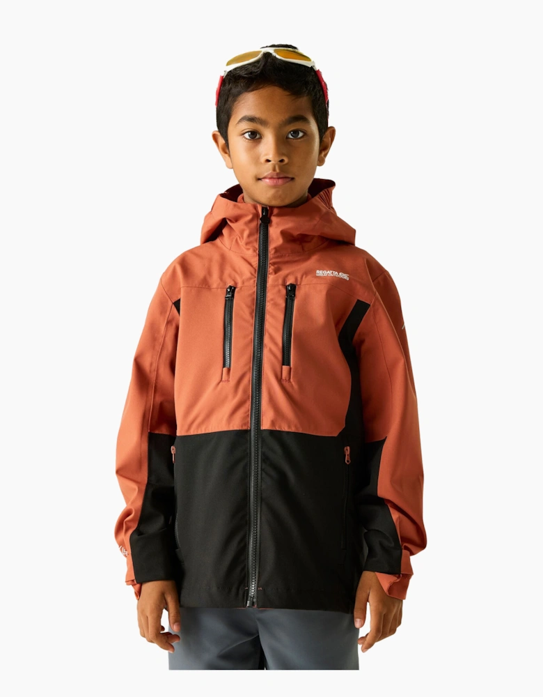 Regatta Childrens/Kids Highton Monochrome Waterproof Jacket