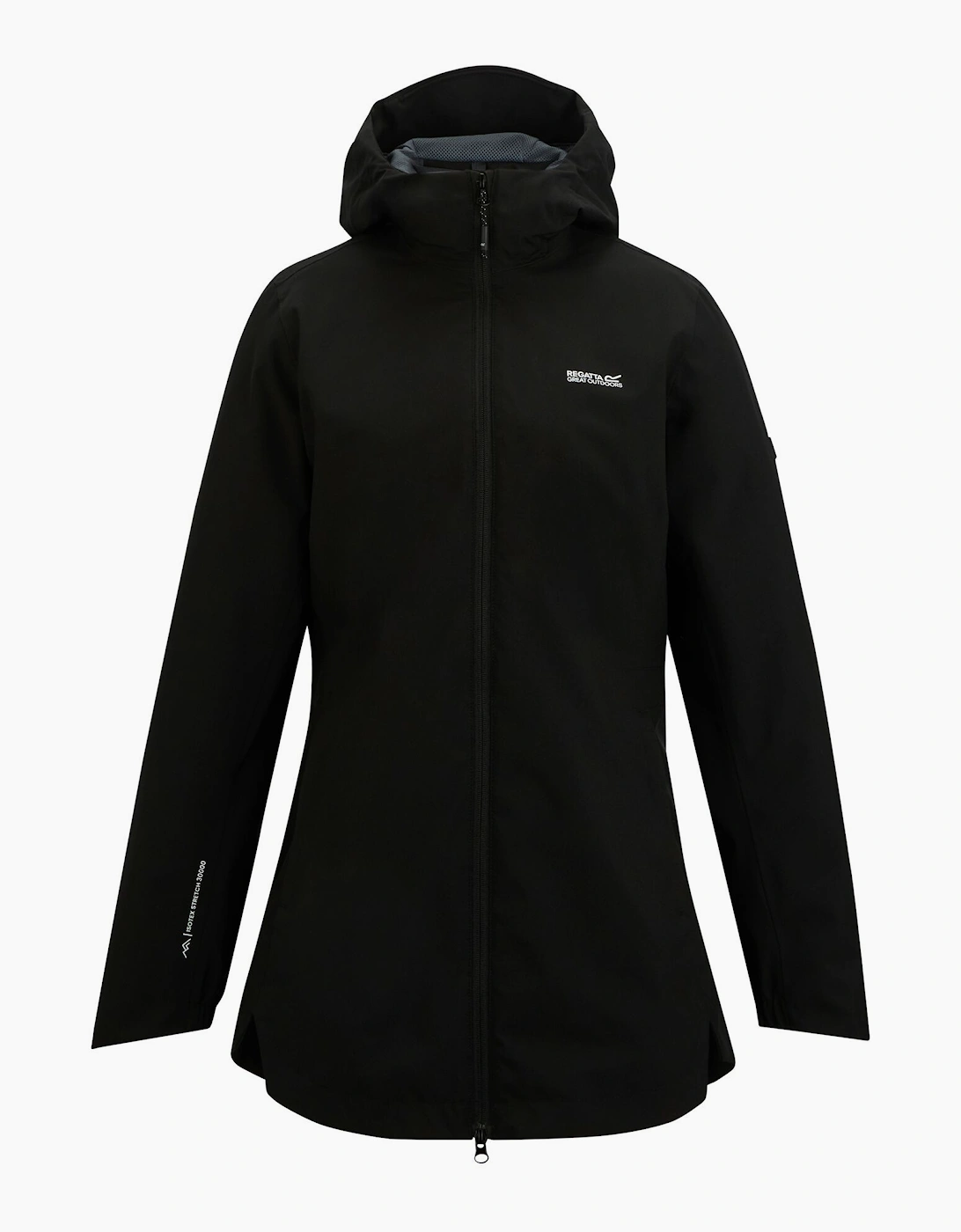 Regatta Women's Black / Natalina Waterproof Jacket - Size 16