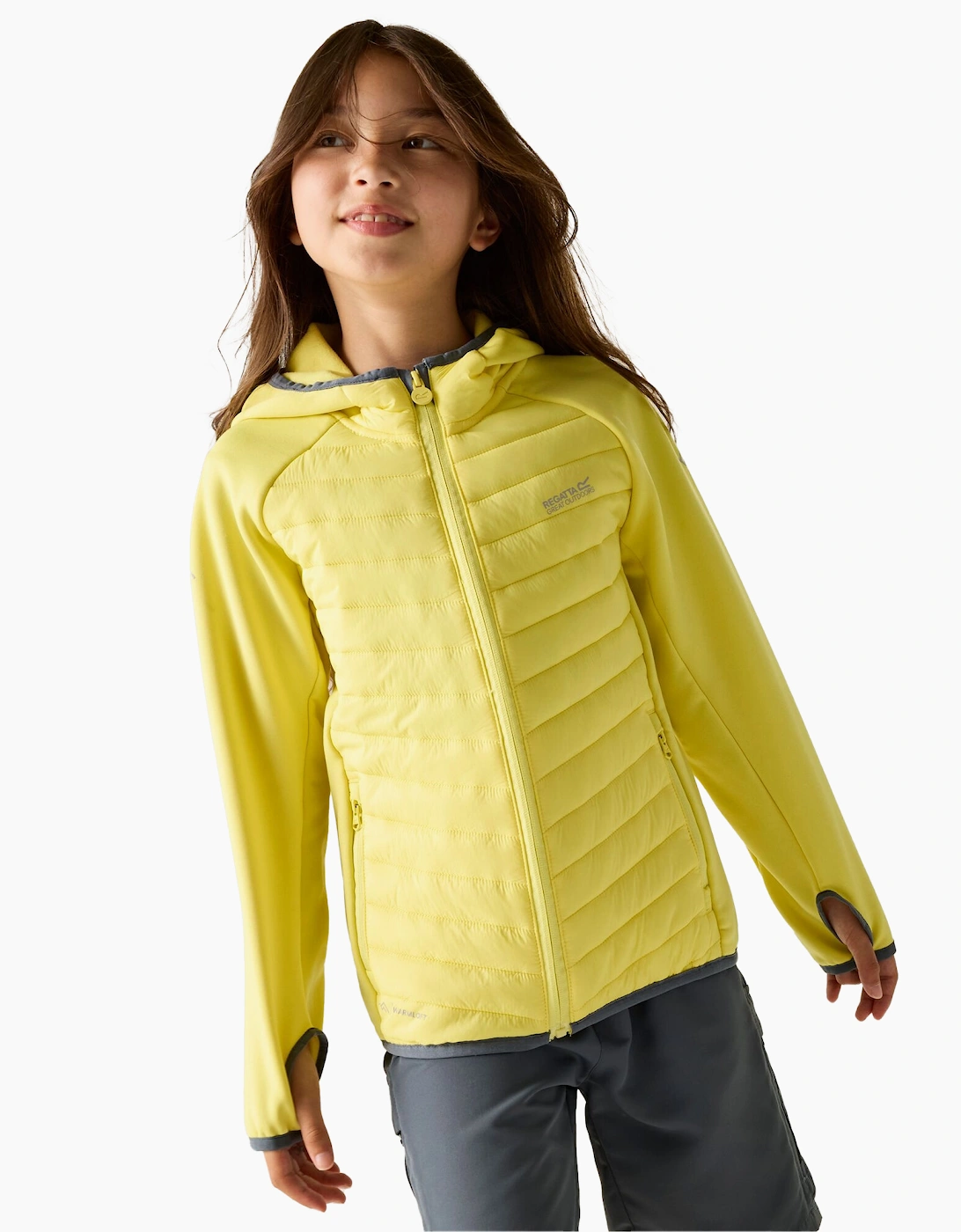 Regatta Unisex Yellow Childrens/ Andreson Hybrid Padded Jacket - Size 9 Years/8 Years Kids