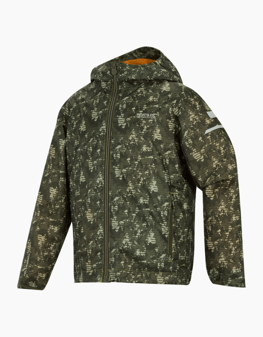 Regatta Childrens/Kids Lever II Camo Waterproof Jacket