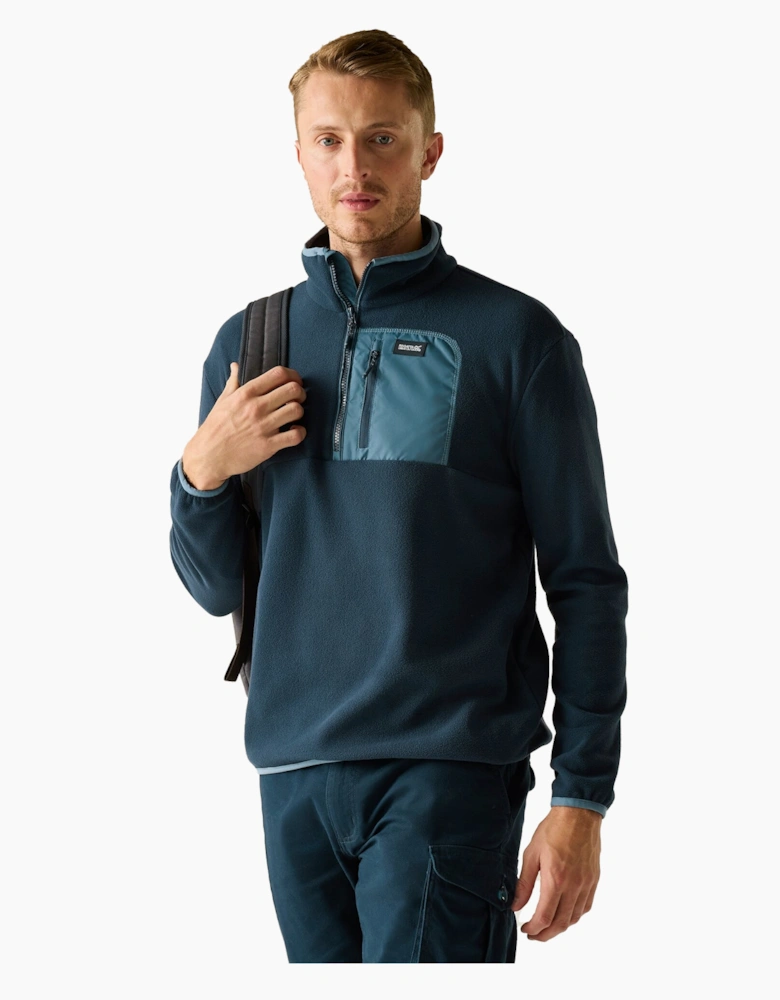 Regatta Mens Frankie Half Zip Fleece Top