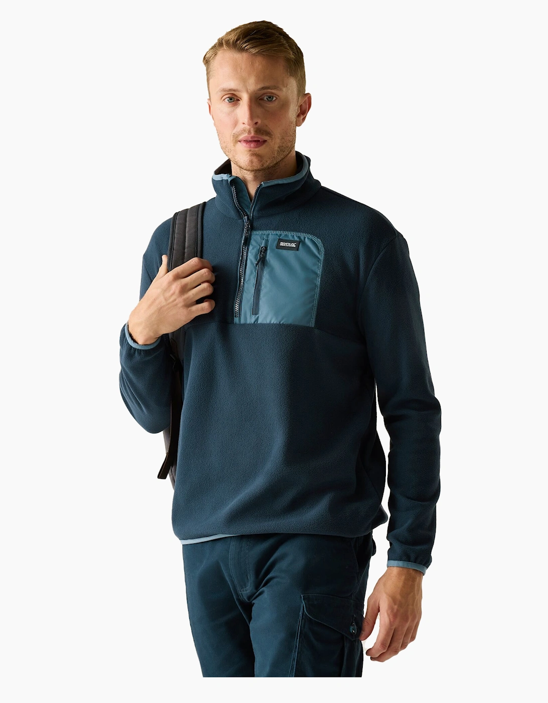 Regatta Mens Frankie Half Zip Fleece Top