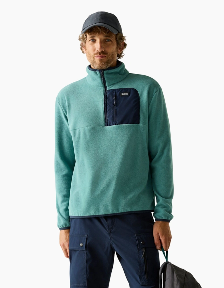 Regatta Mens Frankie Half Zip Fleece Top