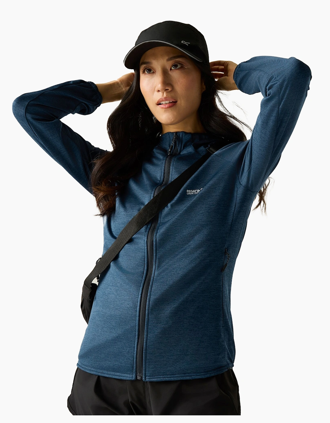 Regatta Womens/Ladies Ferna Stretch Hooded Fleece Jacket