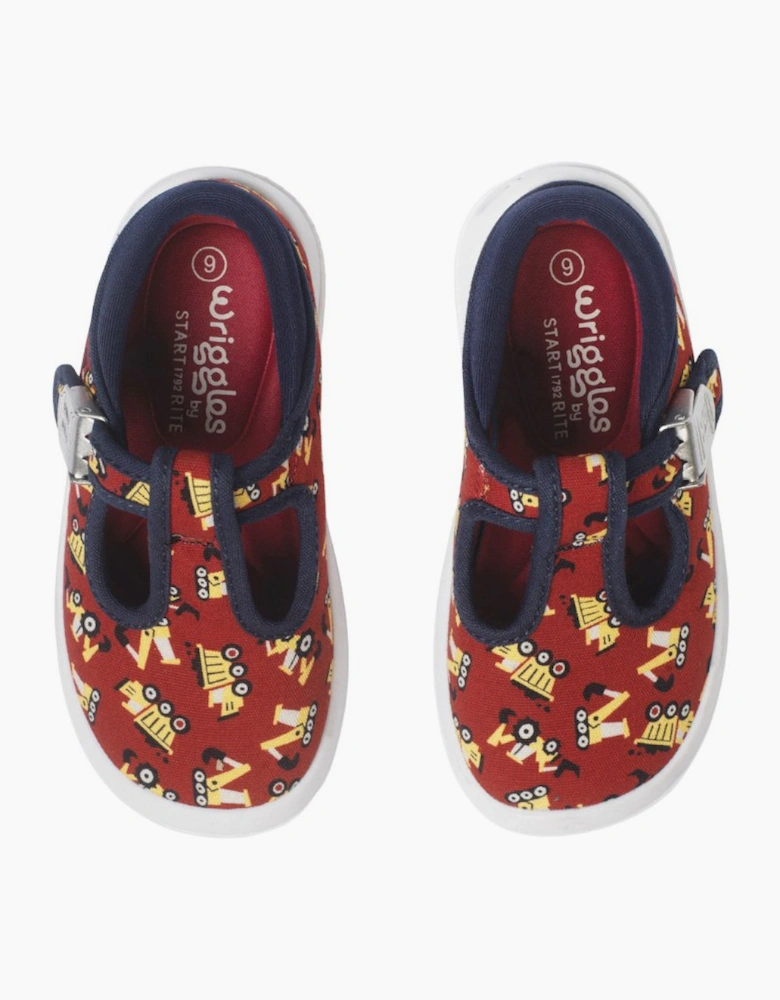 Wiggles T-Bar Kids Infant Canvas Shoes