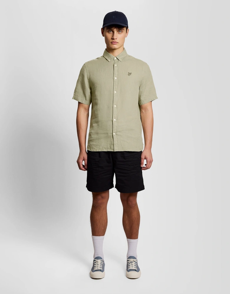 Short Sleeve Linen Shirt