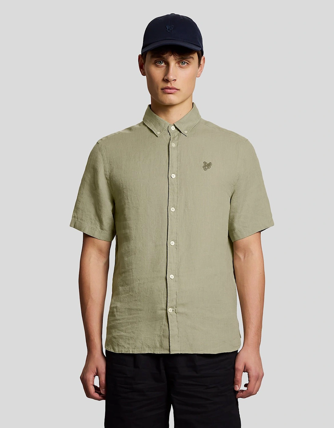 Short Sleeve Linen Shirt, 7 of 6