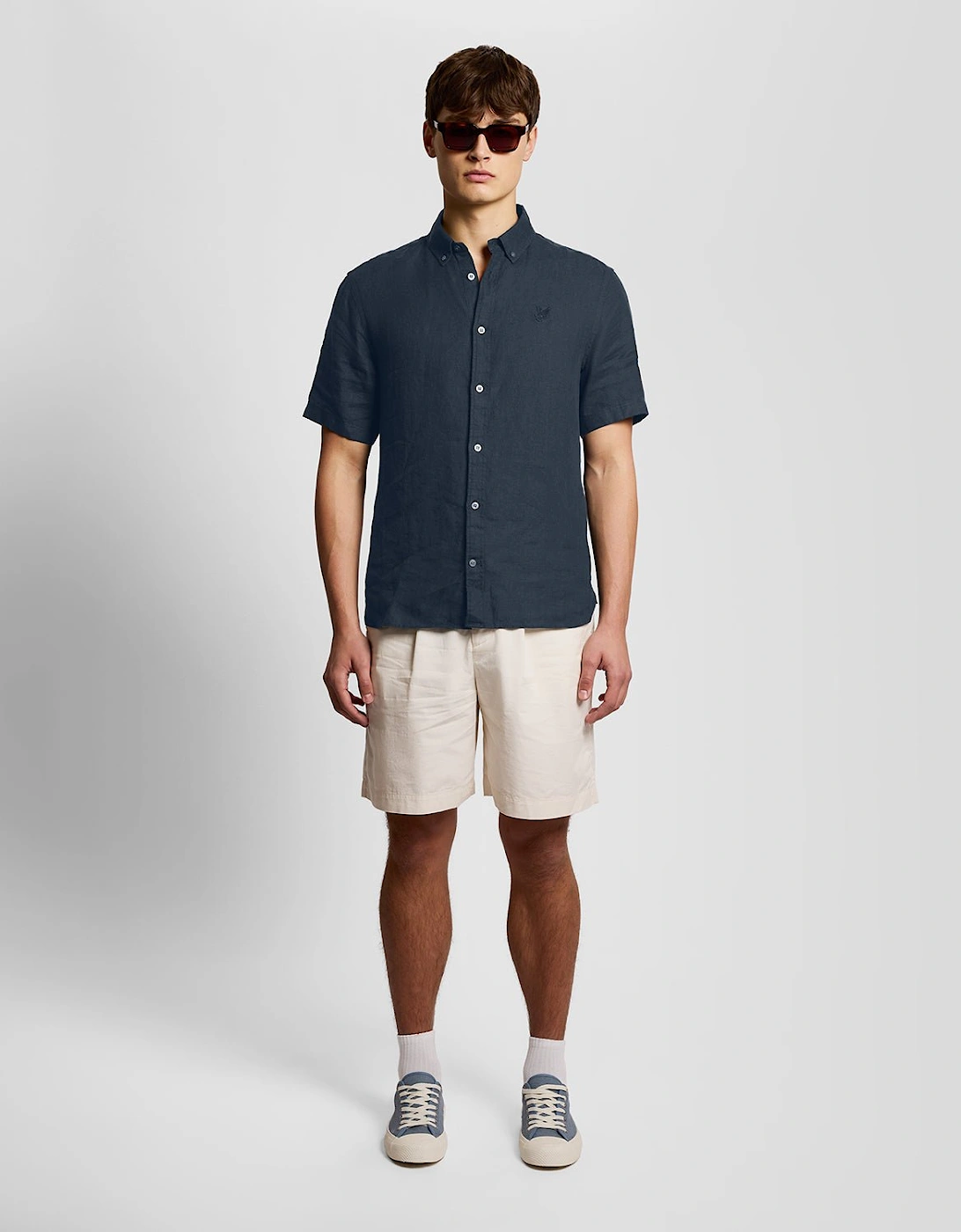 Short Sleeve Linen Shirt