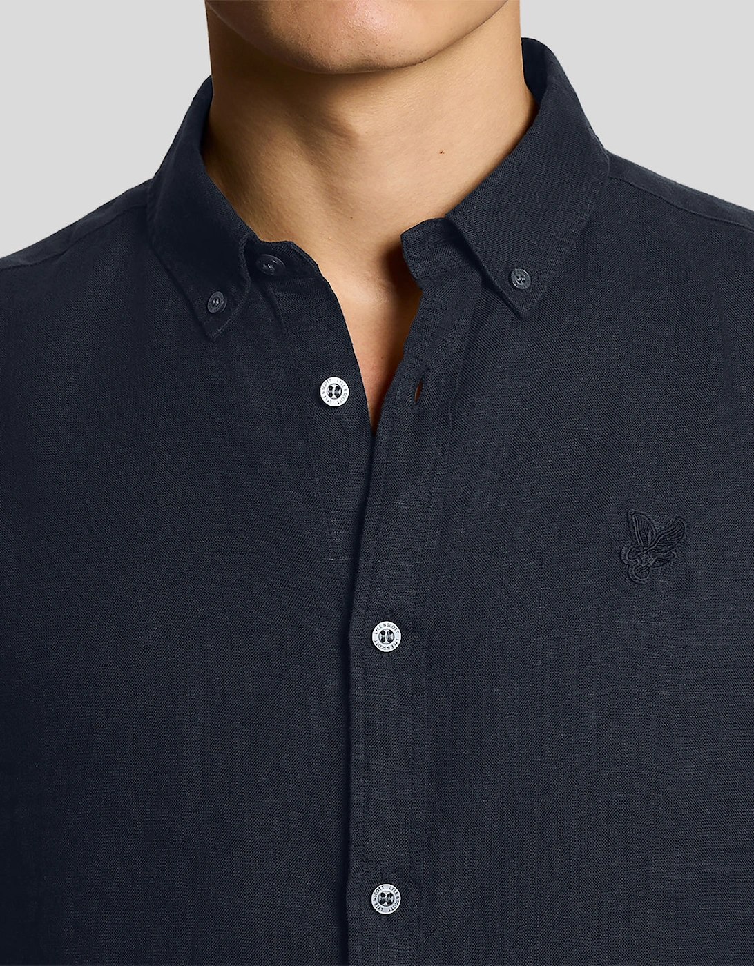 Short Sleeve Linen Shirt