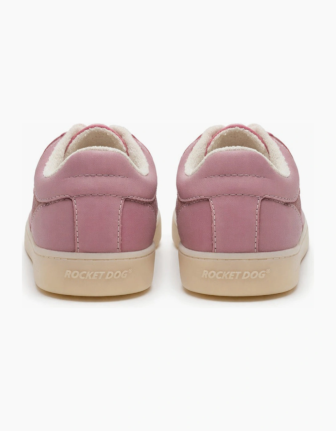 Rocket Dog KITTY NIXIE NYLON FABRIC/VULC PU Womens Casual Trainers Mauve