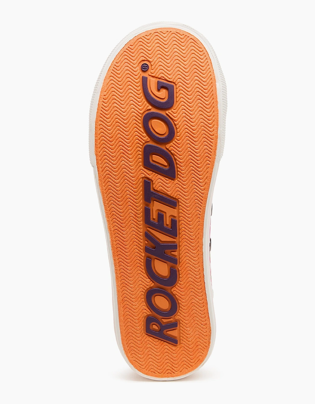 Rocket Dog JAZZIN SNAP Womens Canvas Trainers Pink Multi