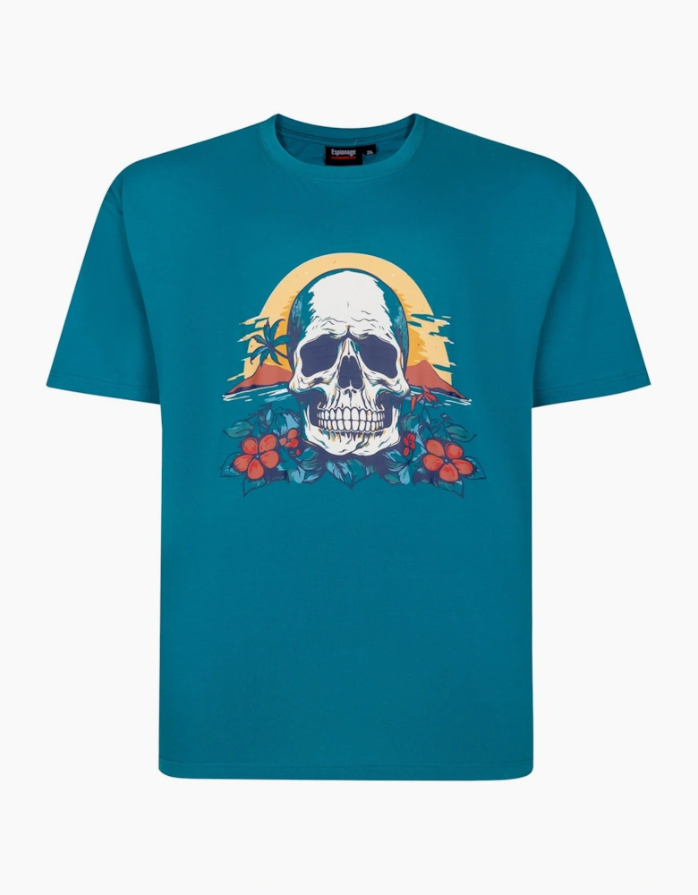 Espionage Mens Skull Island Big & Tall Short Sleeve T-Shirt