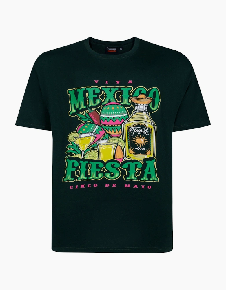 Espionage Mens Mexico Fiesta Big & Tall Short Sleeve T-Shirt