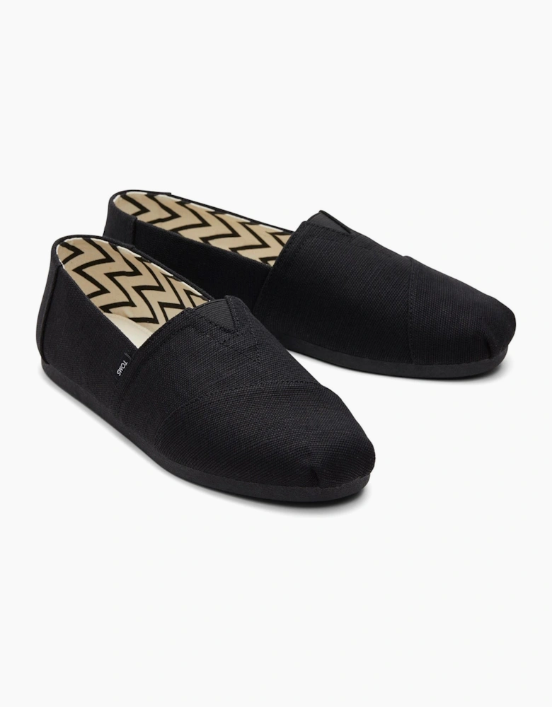 TOMS Alpargata Cotton Men's Black Shoes