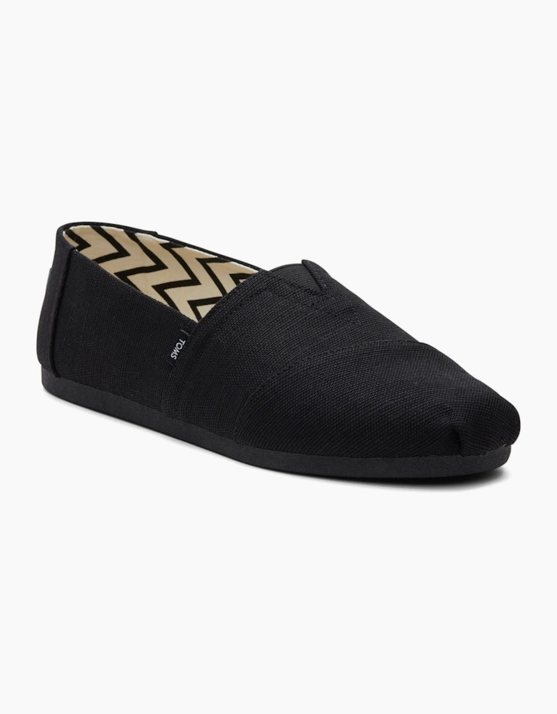 TOMS Alpargata Cotton Men's Black Shoes