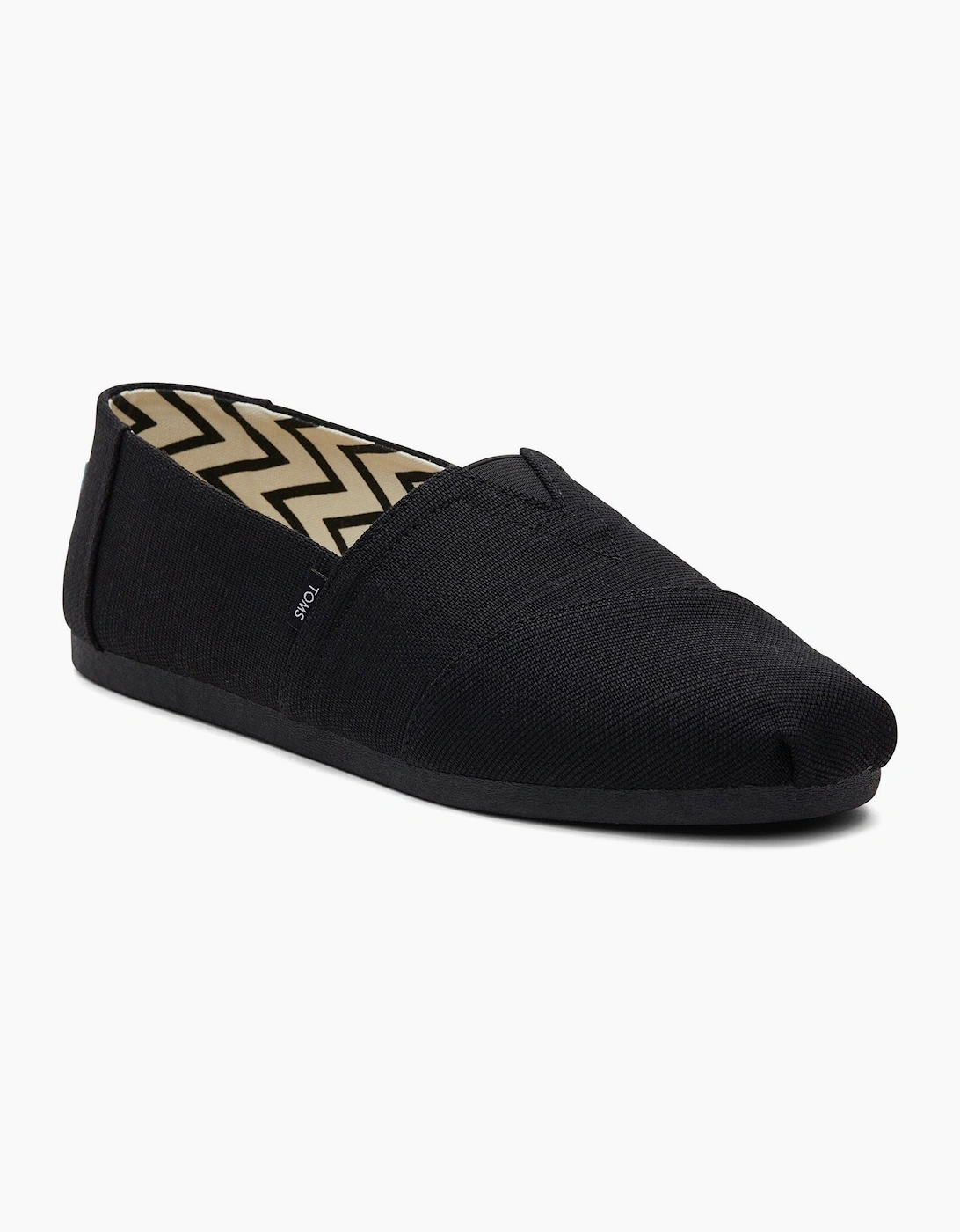 TOMS Alpargata Cotton Men's Black Shoes, 7 of 6