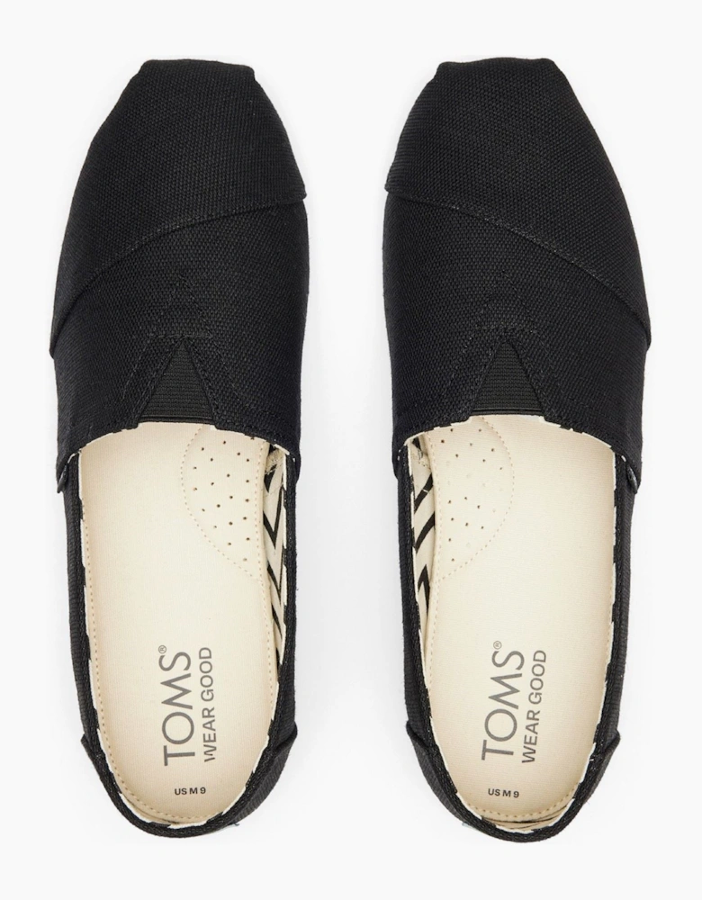 TOMS Alpargata Cotton Men's Black Shoes
