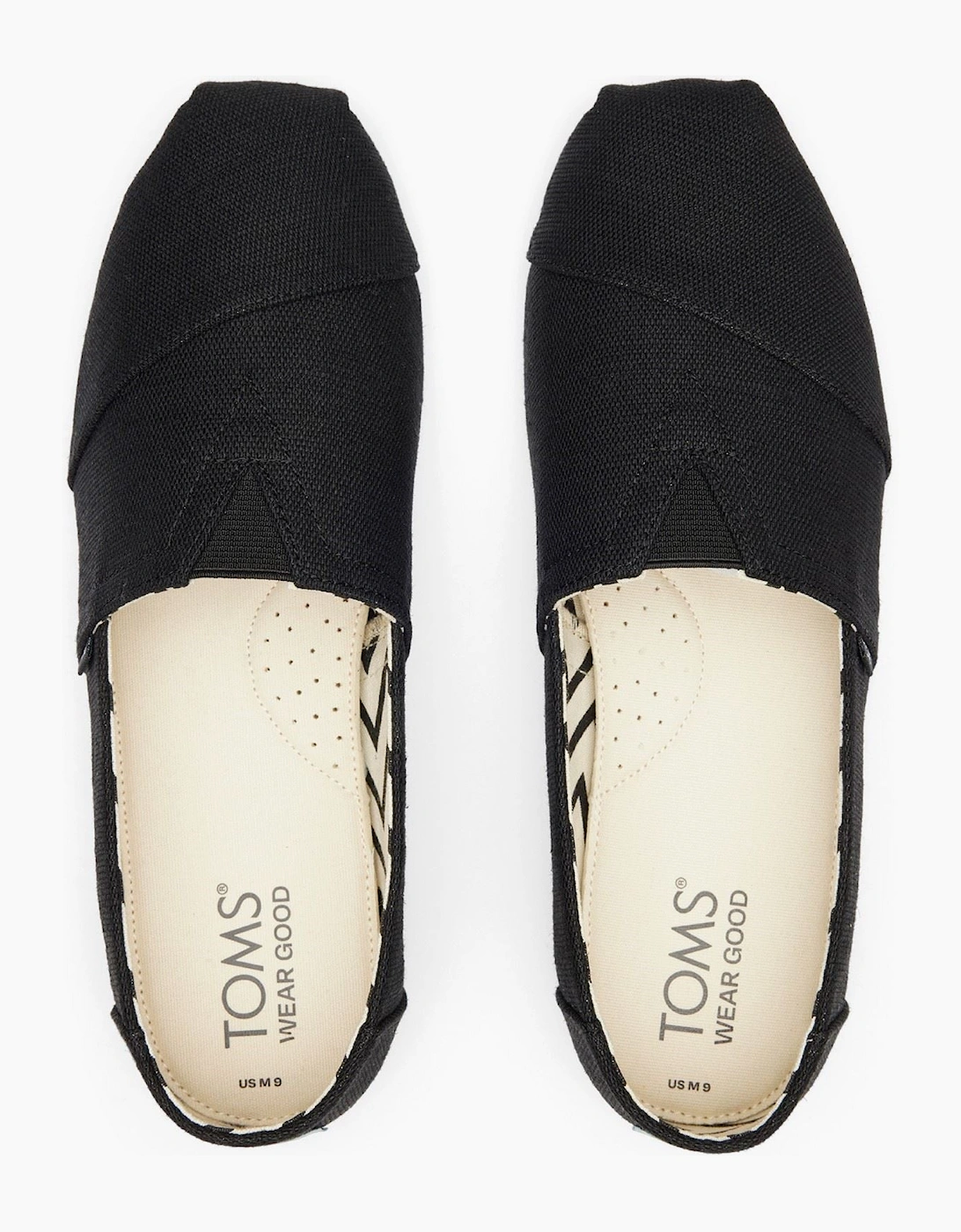 TOMS Alpargata Cotton Men's Black Shoes