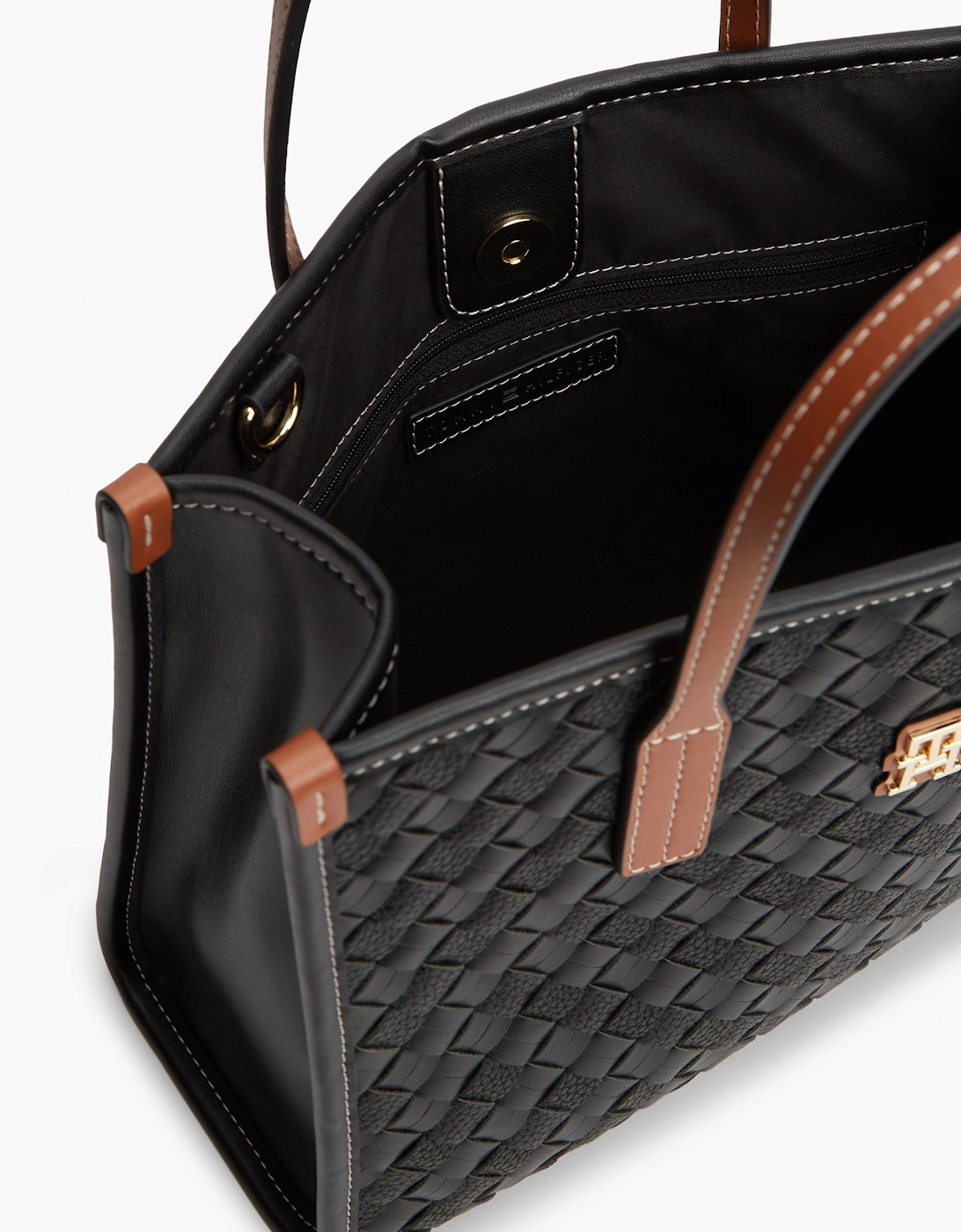 Tommy Hilfiger TH City Womens Mini Tote Bag - Black Mix