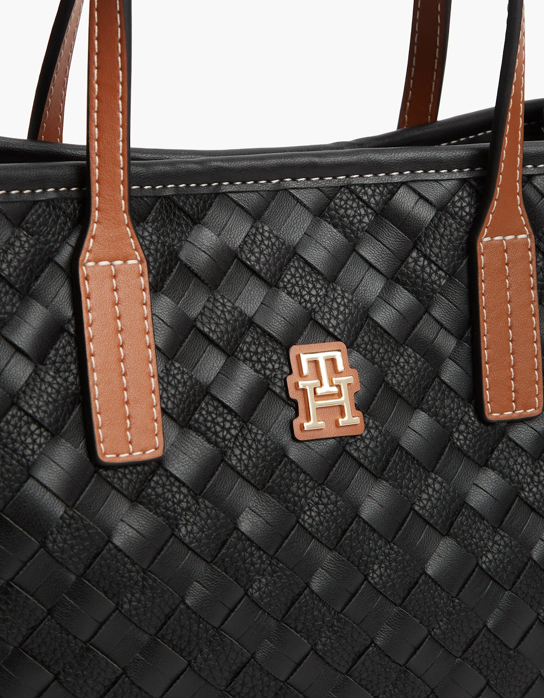 Tommy Hilfiger TH City Womens Mini Tote Bag - Black Mix