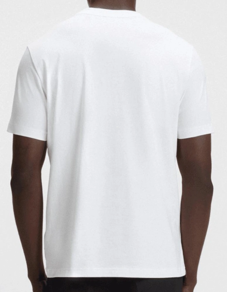 TEE White/Black Stretch T-Shirt